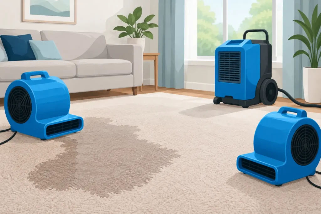 Carpet Drying After Water Damage Explained