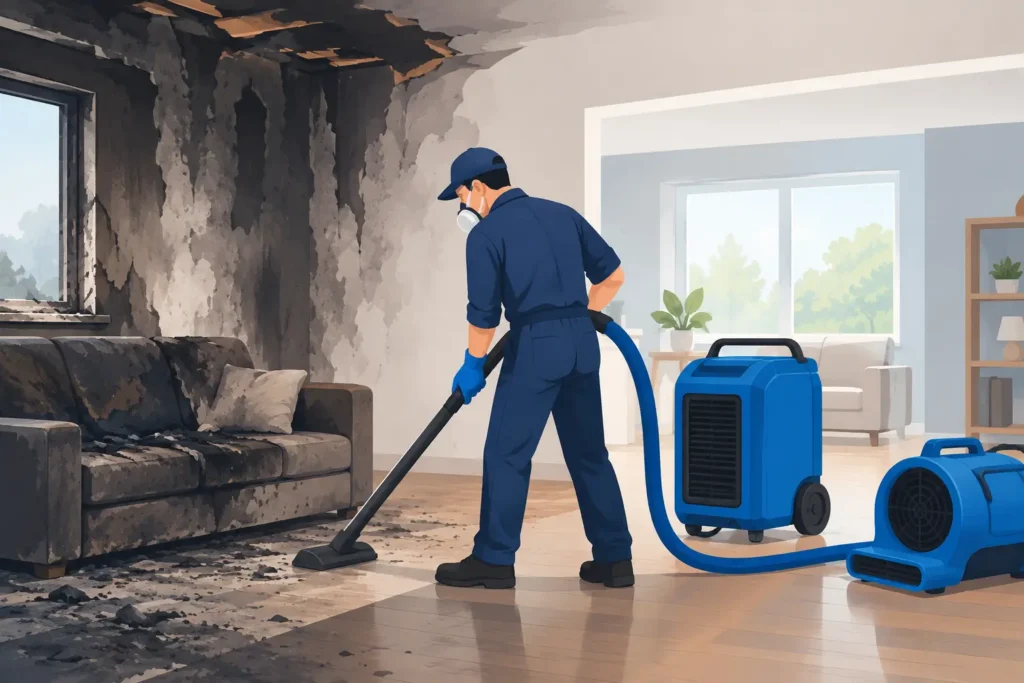 Fire and Smoke Damage Restoration After a Fire